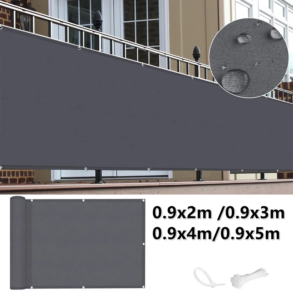 Anti-UV Sunshade Net Balcony Privacy Fence Netting Garden Succulent Plant Shade Net Shelter Screen Sunshade Swimming Pool Cover