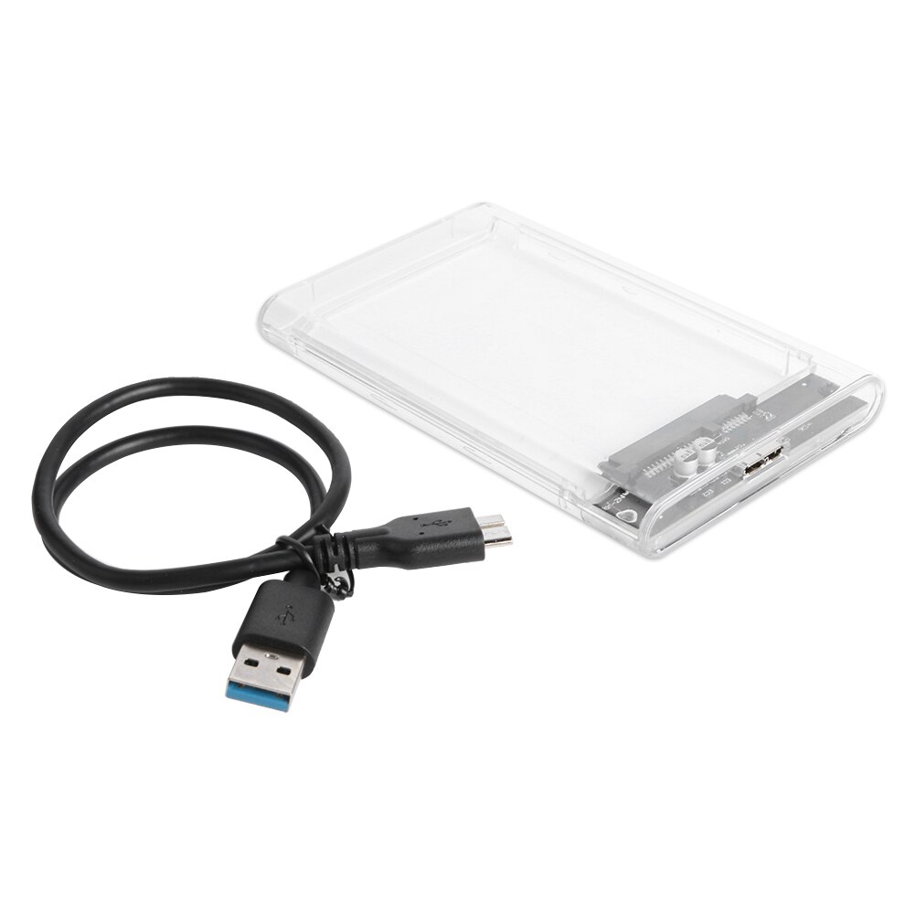 2.5 inch HDD SSD Case Enclosure Box Laptop SATA III to USB 3.0 Hard Disk Drive Adapter Box Tool-free HDD Box for Computer