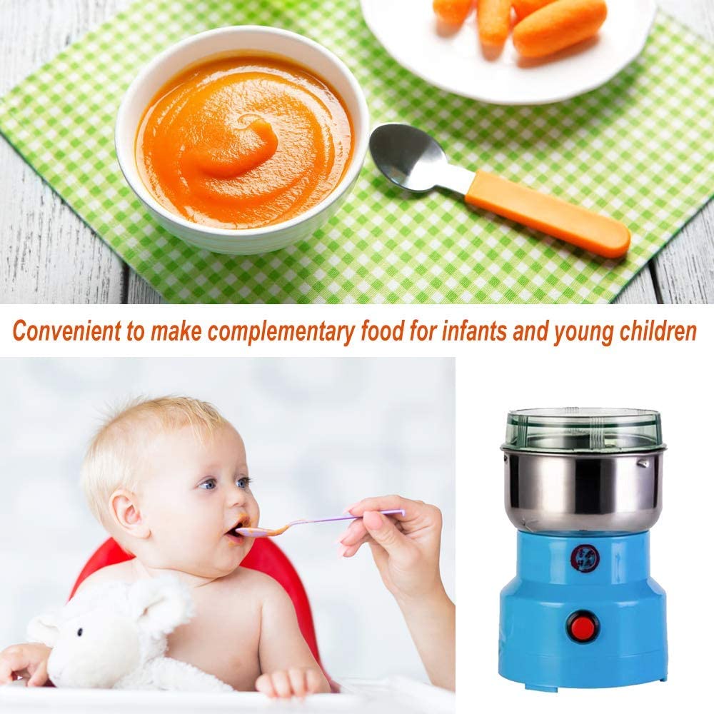 Mini Electric Food Chopper Processor Mixer Blender Pepper Garlic Seasoning Coffee Grinder Extreme Speed Grinding Kitchen Tools