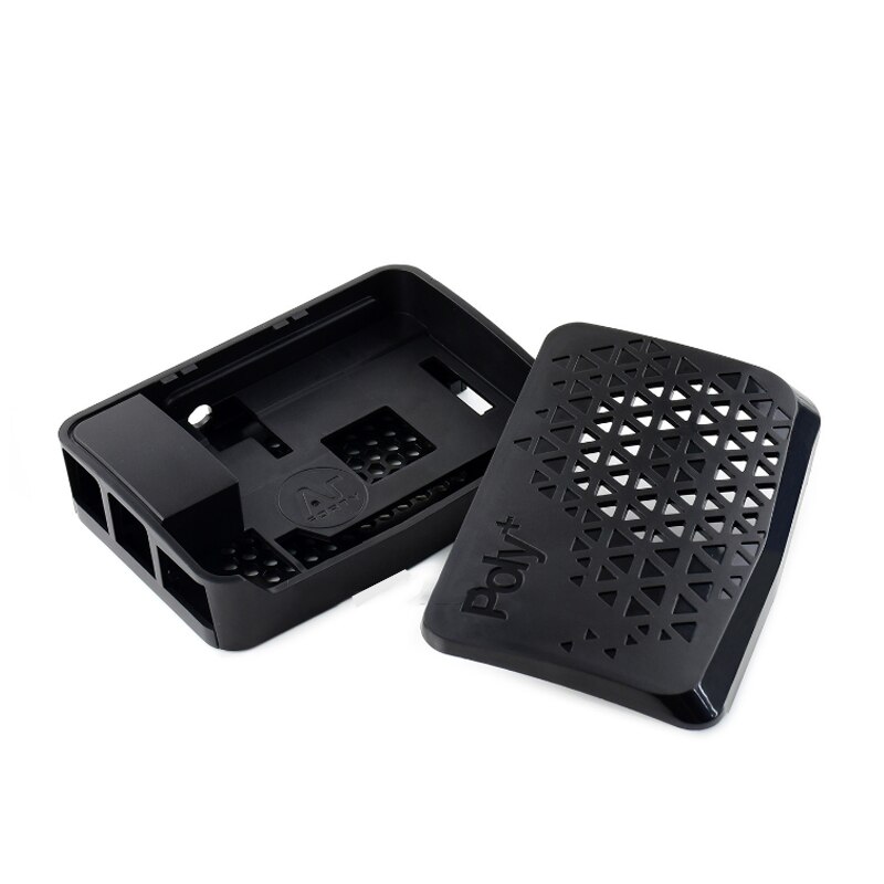 Raspberry Pi 4 Model B Black Poly+ Case With Dedicated MINI Cooling Fan