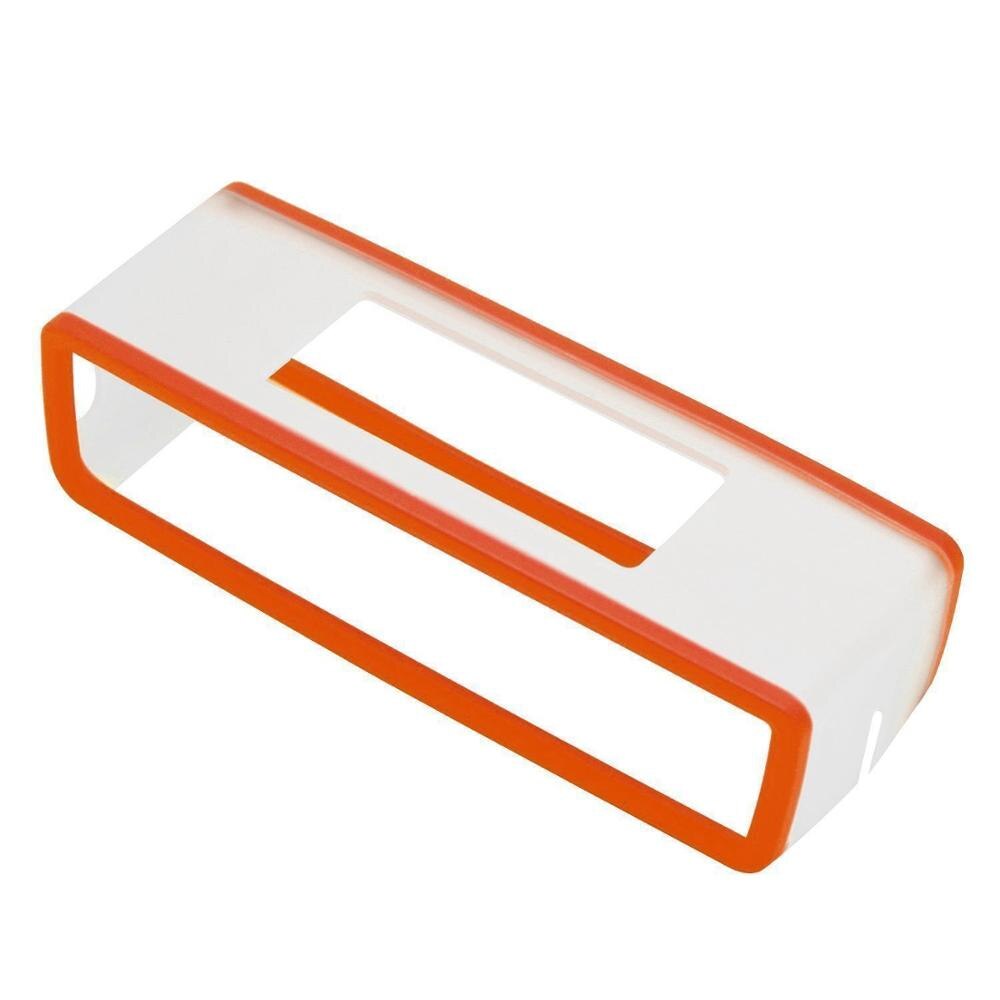 2019 Mais Novo Hot Tampa Da Caixa de Silicone Protetor Caso Shell para Ligação De Som Bose SoundLink Mini 1 2 I II Sem Fio bluetooth Speaker: Laranja