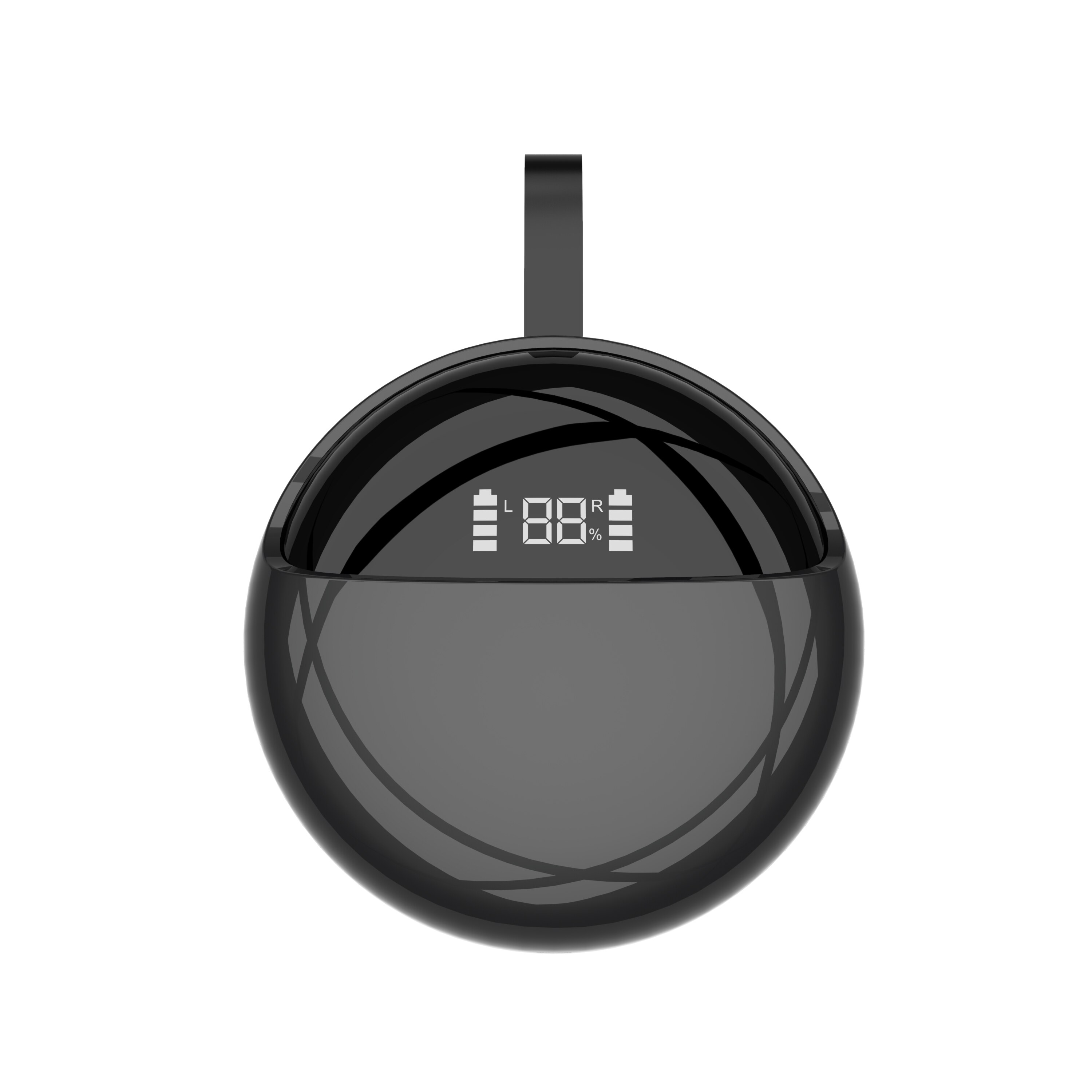 Brightside bluetooth 5.0 langattomat kuulokkeet basso ääni kuulokkeet kuulokkeet matkapuhelimeen mini sport kuulokkeet tws kuulokkeet: Eo -03 musta