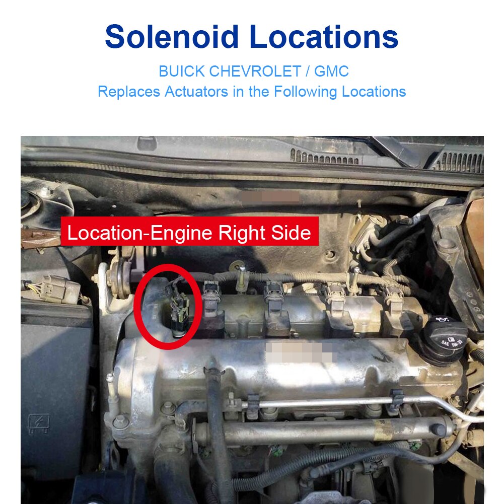 2pcs Intake & Exhaust Camshaft Position Actuator Solenoid Control Valve 12655420 12655421 For GM Chevrolet Chevy Cobalt Malibu