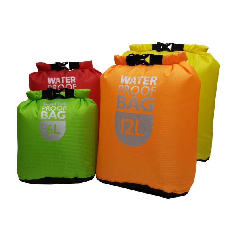 6L12L24L Waterproof Dry Bag Pack Sack Swimming Rafting Kayaking River Trekking Floating Sailing Canoing Boating Water Resistance