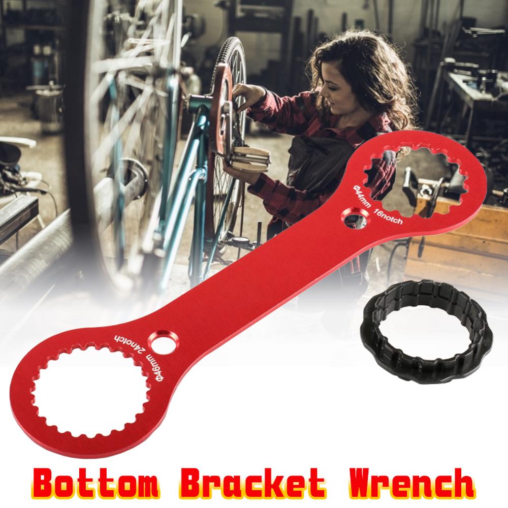 BB Bottom Bracket Bicycle Install Spanner 44mm 46mm 16 24 notch Wrench Bike Crankset Install Kit for MTB Road Bike Repair Tool