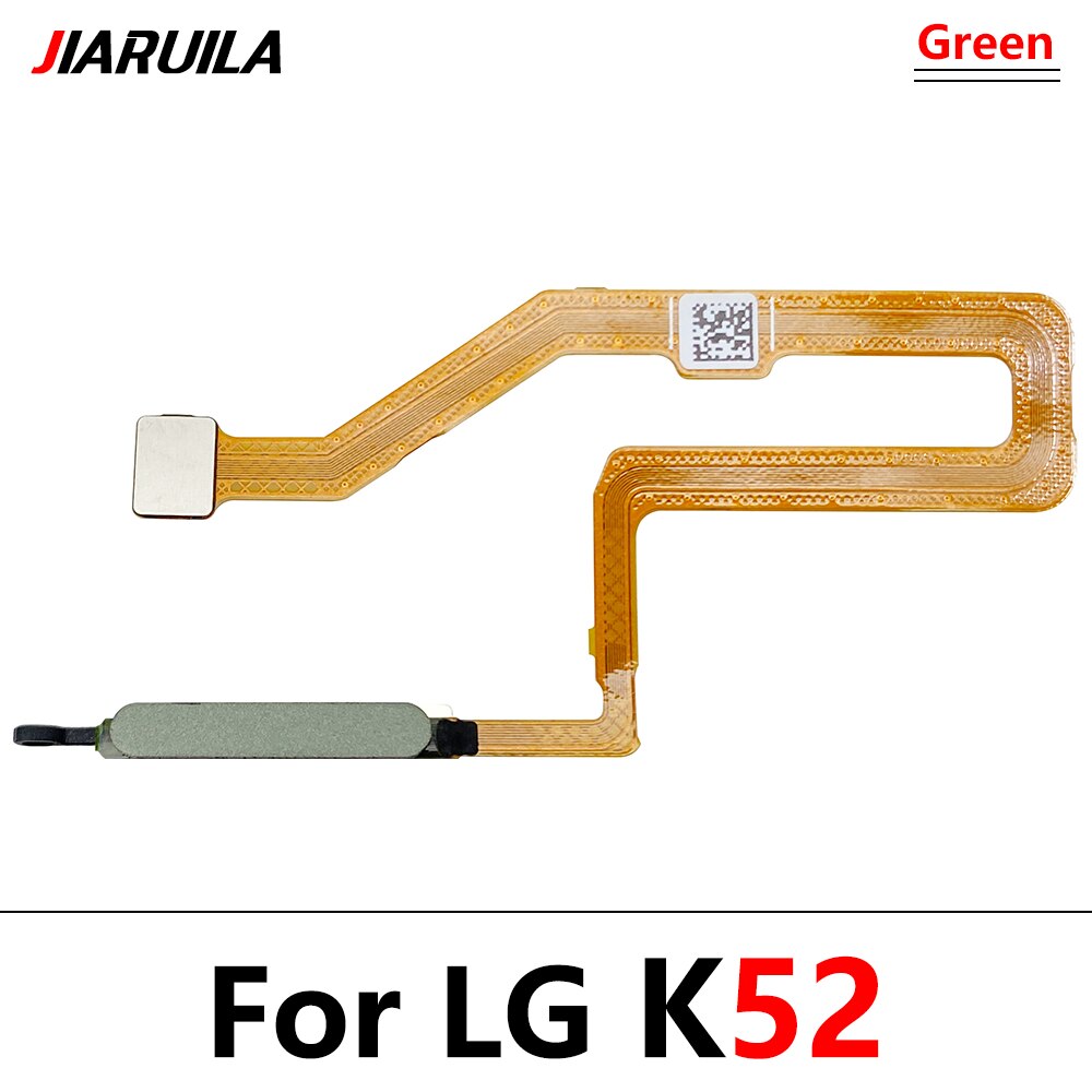 Fingerabdruck Sensor Für LG K42 Heimat Taste Fingerabdruck berühren Ich würde Sensor biegen Kabel Für LG K52 Fingerabdruck Geschmack: K52 Grün
