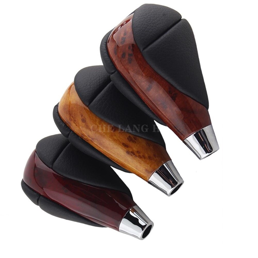 Leather Chrome Automatic Gear Shift Knob For Lexus IS200 IS250 IS300 IS350 2005 2006 2007