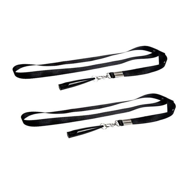 Hond Training Fluitjes, Hond Fluitje 210.5 Met Lanyard, Zwarte Hond Fluitje Voor Recall, barking (2 Pack)