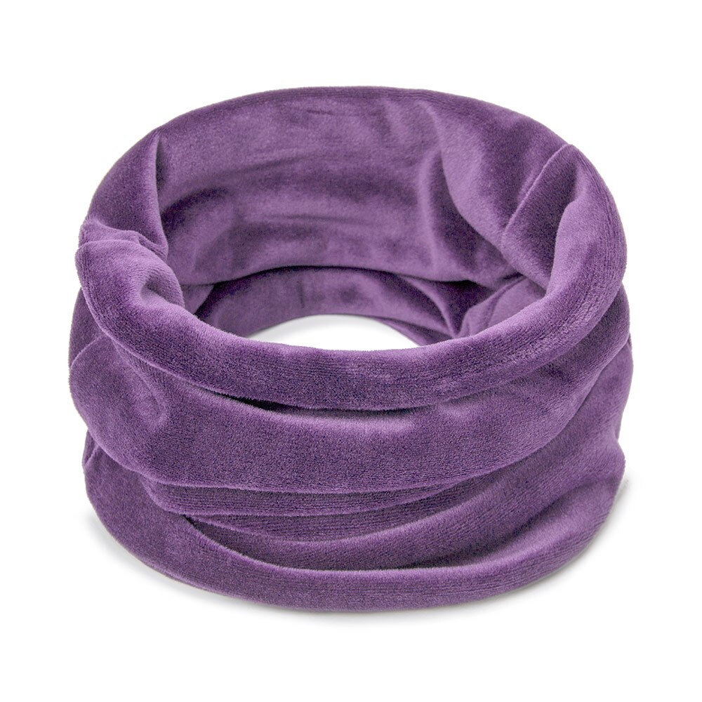 Gruppe hoppe kvinders efterår vinter tørklæde afslappet ring strikket ring tørklæde til mænd ensfarvet blød hals tørklæde halstørklæde
