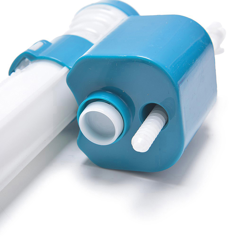 Valvola di riempimento wc universale pulsante wc valvola di riempimento doppio scarico cisterna sifone sifone silenzioso ingresso laterale attrezzo da bagno