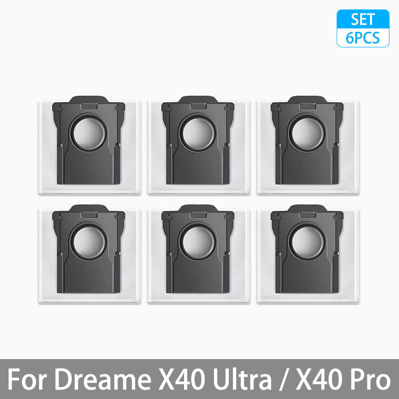 For Dreame X40 Ultra / X40 Pro Accessories Rubber Main Side Brush Mop Cloth Dust Bag HEPA Filter Robot vacuum Replacement Parts