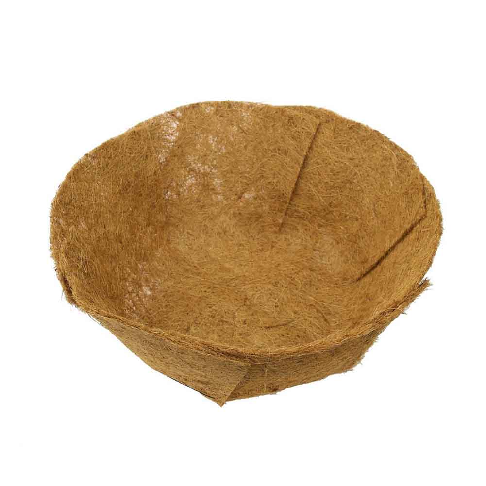 Altan rund åndbar skålformet kokosnød tilbehør planter snapdragon urtepotte hjemmehængende udskiftning af kurvforing: 30cm