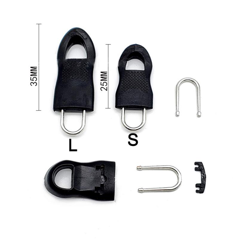 Tirette de remplacement, 8 pièces, tirette de fermeture éclair, étiquette de corde, fixateur de fermeture éclair, boucle cassée, sac à languette, valise, sac à dos, tente