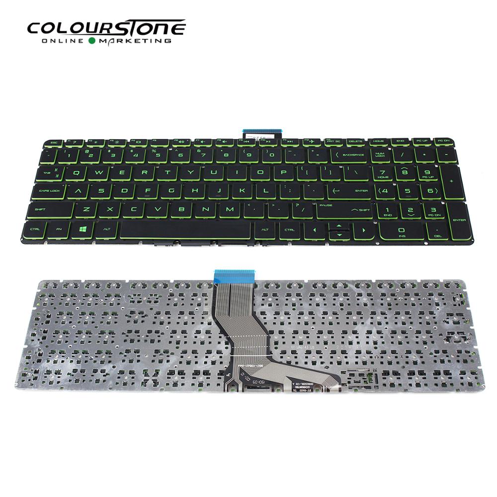 laptop keybard Green letter 15-AB 15-BC US Original laptop keyboard internal keyboard