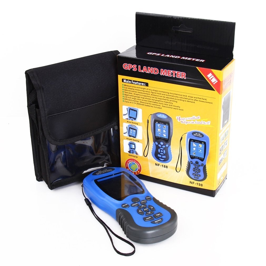 NF-198 GPS Test Devices GPS Land Meter LCD Display Measuring Value Figure Farm Land Surveying And Mapping Area Measurement