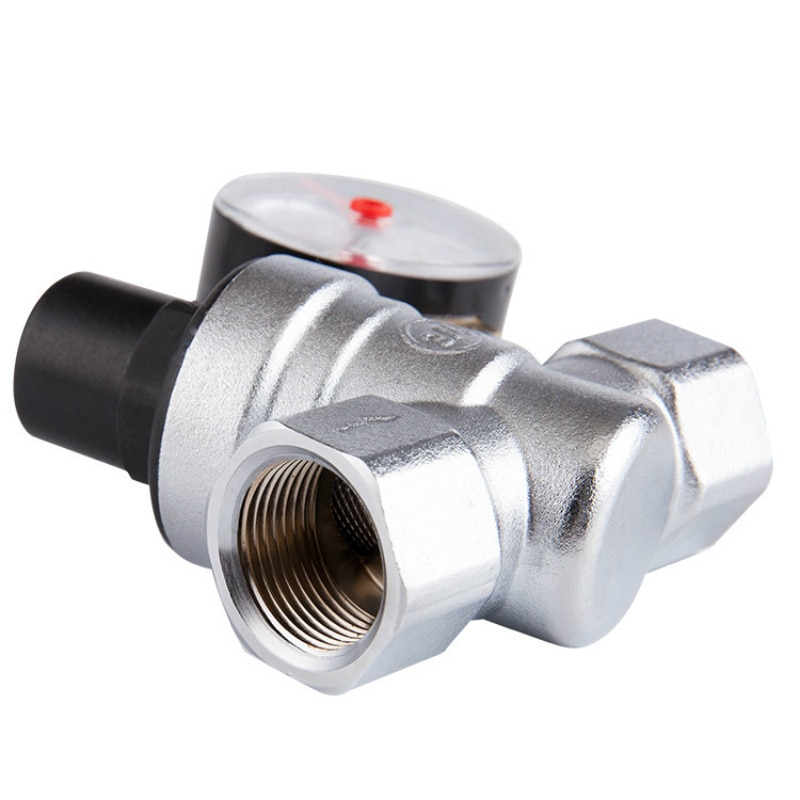 water pressure regulator with Gauge pressure maintaining valve Tap water pressure reducing valve DN15 DN20 Material: brass