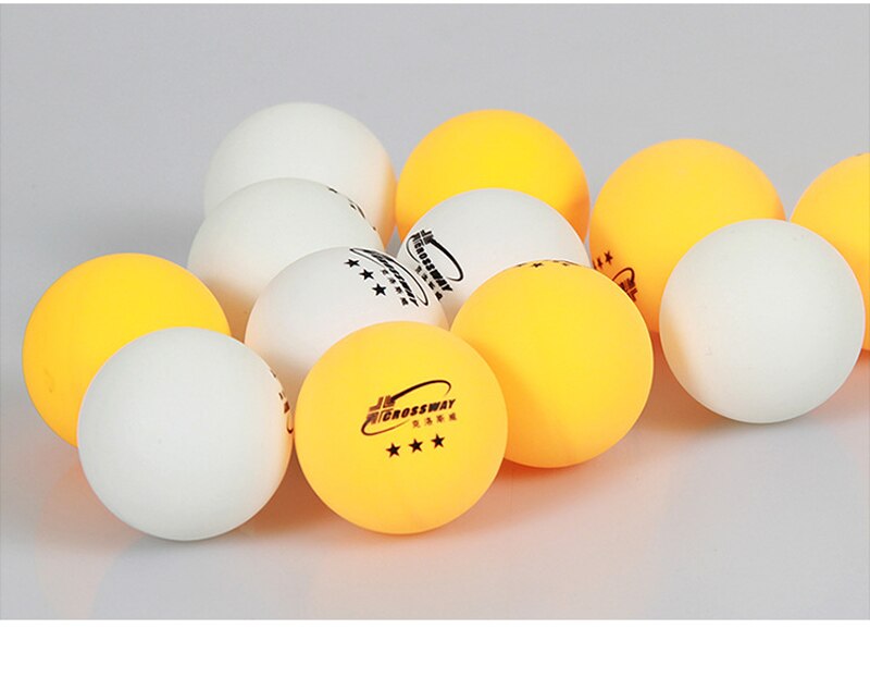 6 teile/paket 3-Stern 40mm 2,7g Tischtennis Bälle Klingeln pong Ball Weiß Orange Tischtennis Ball Amateur erweiterte Ausbildung Ball