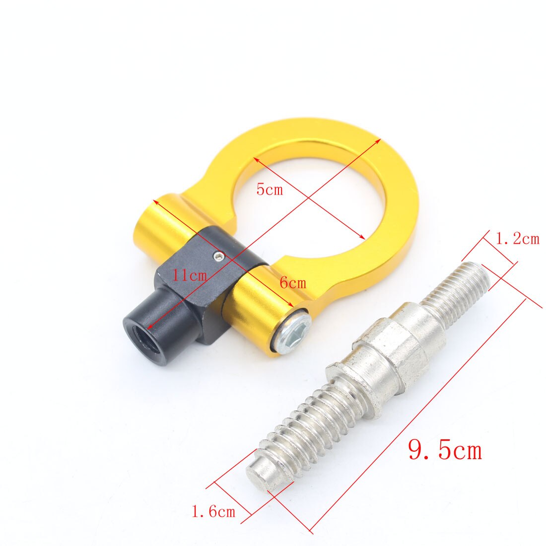 Rastp - universele aluminium trekhaak achter voor bmw  e46 e81 e30 e36 e90 e91 trekhaak rs -th006