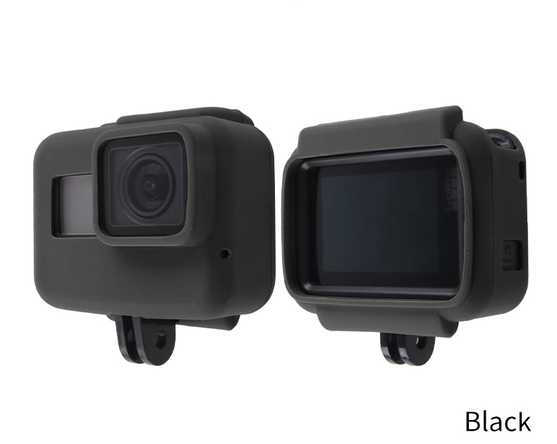 Voor Gopro Hero 5 6 7 Zwart Accessoires Beschermende Frame Case Standaard Behuizing Zachte Rubberen Siliconen Shell Protector
