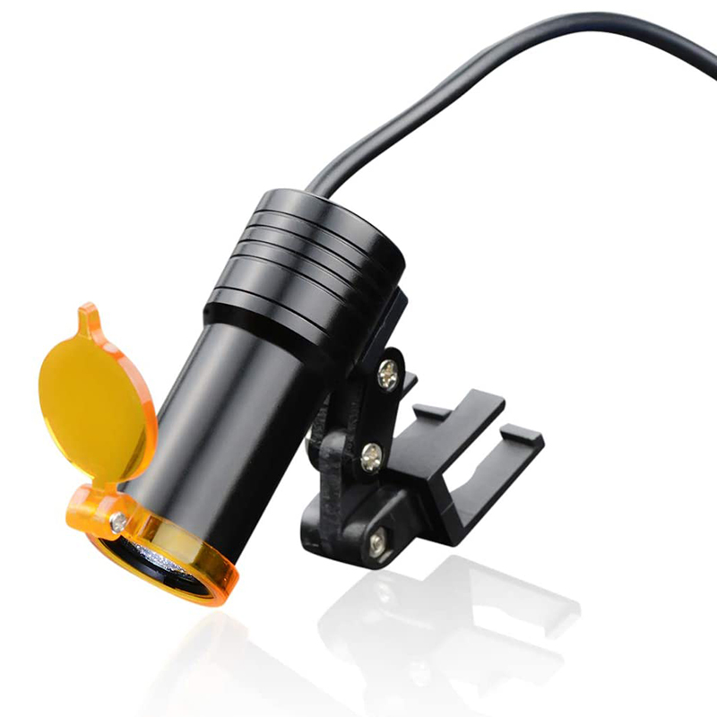 Luz LED de 5W para lupas dentales, lámpara LED Dental, luz frontal, fuente de lámpara de odontología para cirugía, lámpara de unidad Dental: orange