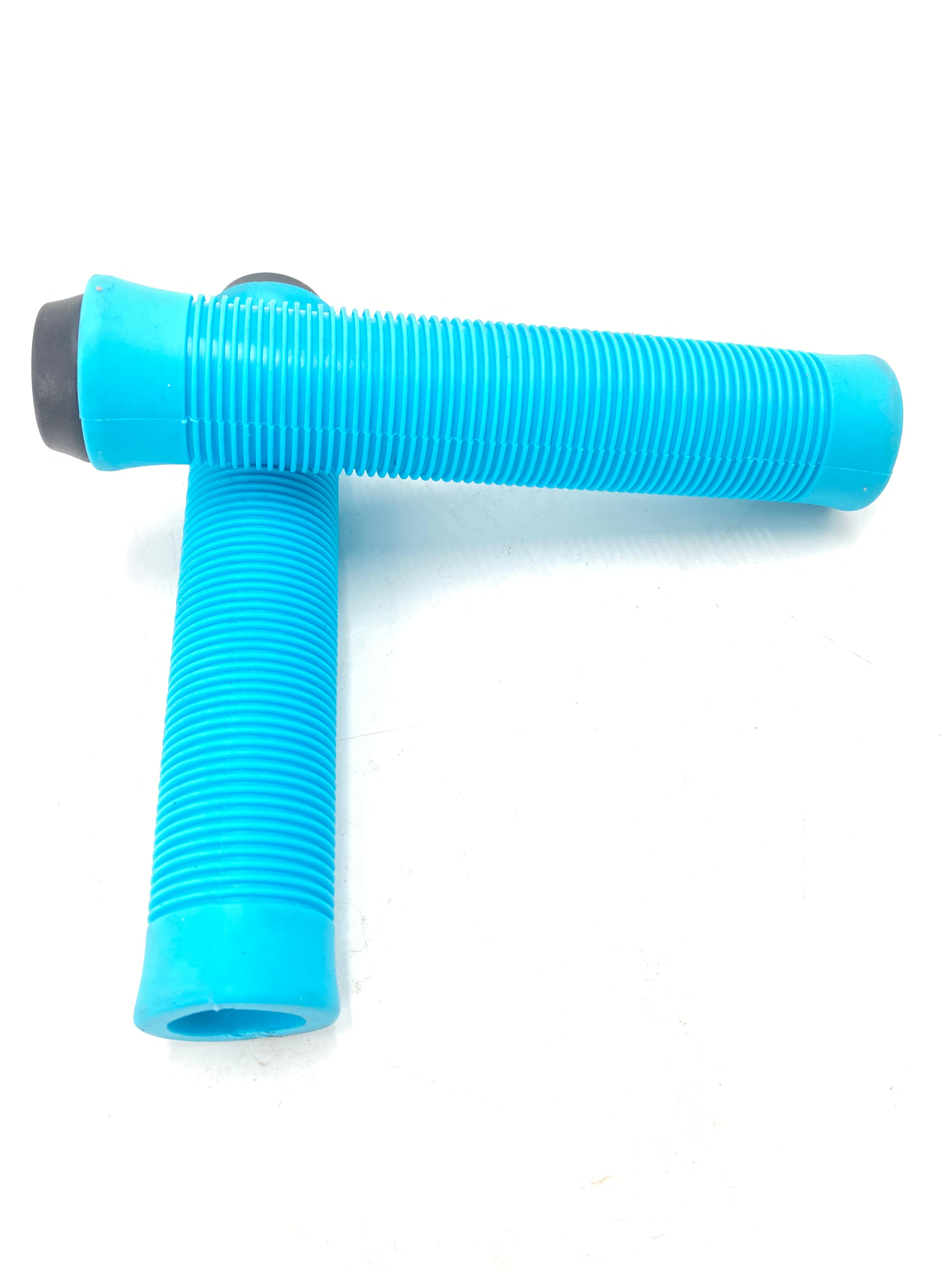 Cool price BMX stunt scooter grips durable 150mm rubber bmx grips: Sky Blue
