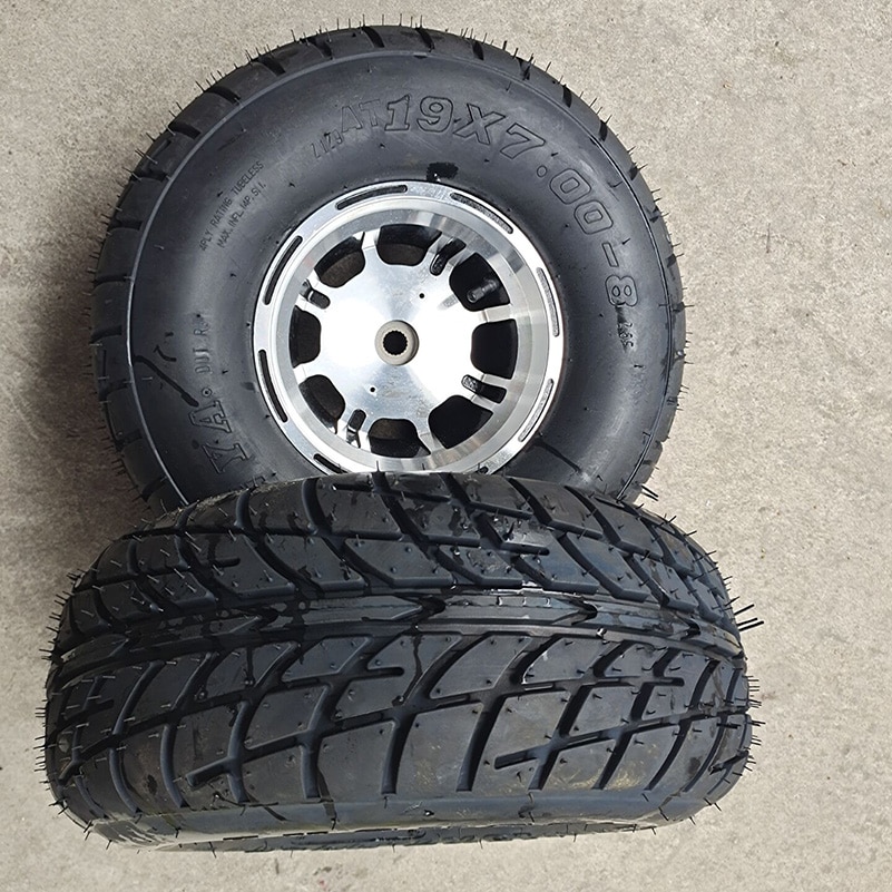8 Inch ATV Tire 19x7-8 Fit for four wheel vehcile motorcycle 50cc 70cc 110cc 125cc Small ATV Front Or Rear Wheels 19x7.00-8 tyre