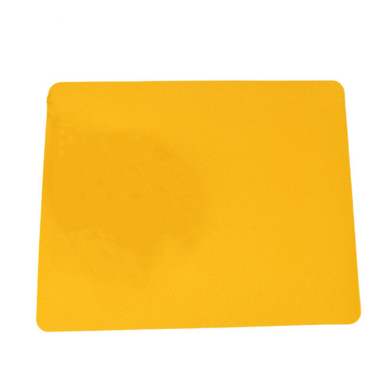 1Pc Ultradunne Optische Mousepad Anti-Slip Mouse Pad Matten Voor Gaming Laptop Mousepad: YELLOW