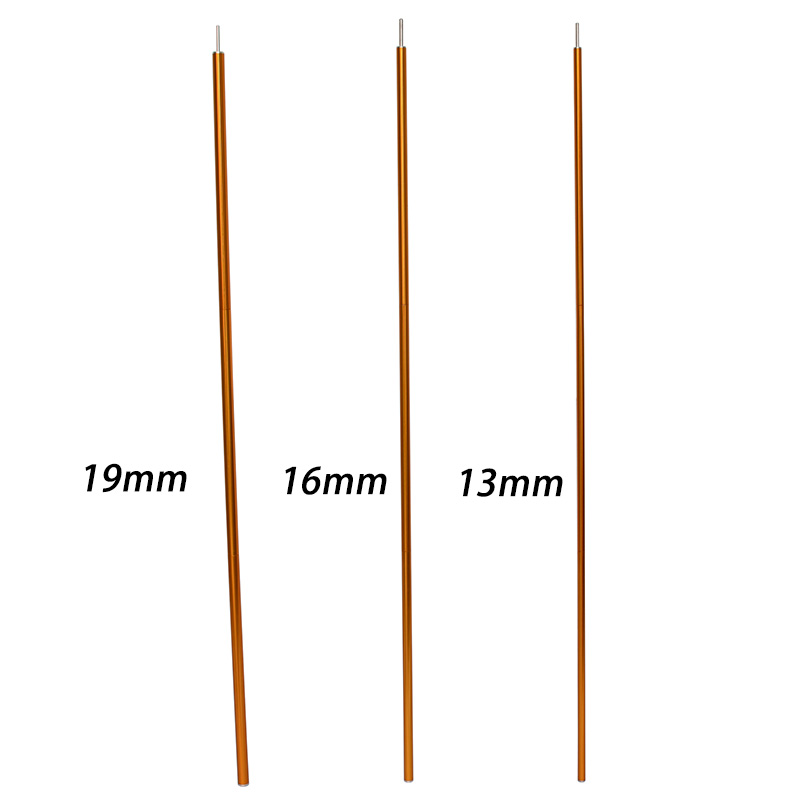 Cest UL 120CM Long Diameter 13MM/16MM/19MM BLACK/RED Color Tent Rod Support Pole Shelter Tarp Canopy Aluminium Alloy