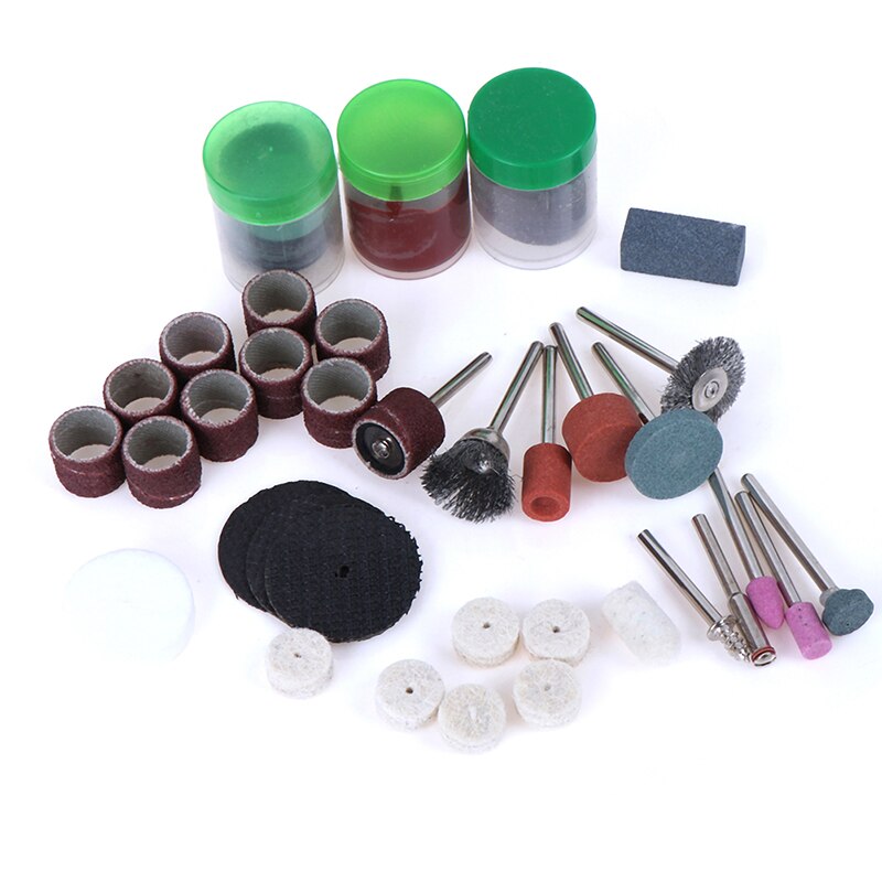 105 st mini elektrisk borrslip roterande verktyg slipning poler fräs set