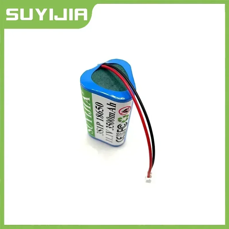 18650 3S1P 12V 3500mAh rechargeable lithium battery pack built-in BMS Bluetooth flashlight game board wireless monitoring device