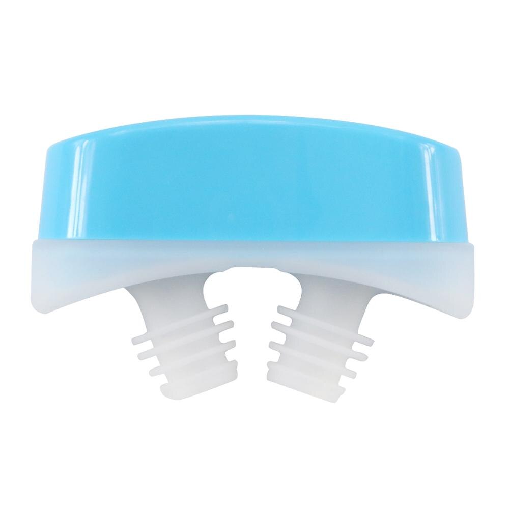 Electronic mouth mouthpiece aid device anti snoring for good sleep: Blue