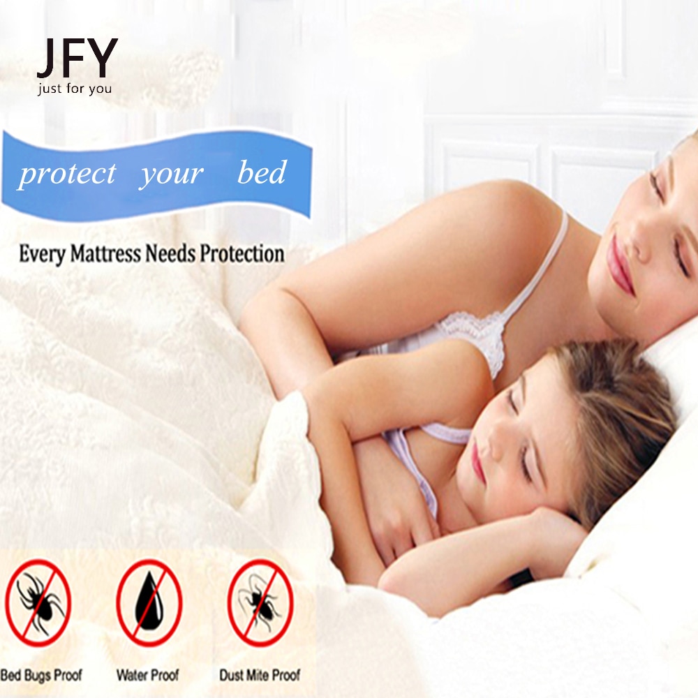 Matras Protector 100% Waterdicht, Ademend, Hypoallergeen, Vinyl Gratis, glad Katoenen Badstof Matrashoes-10 Jaar Garantie