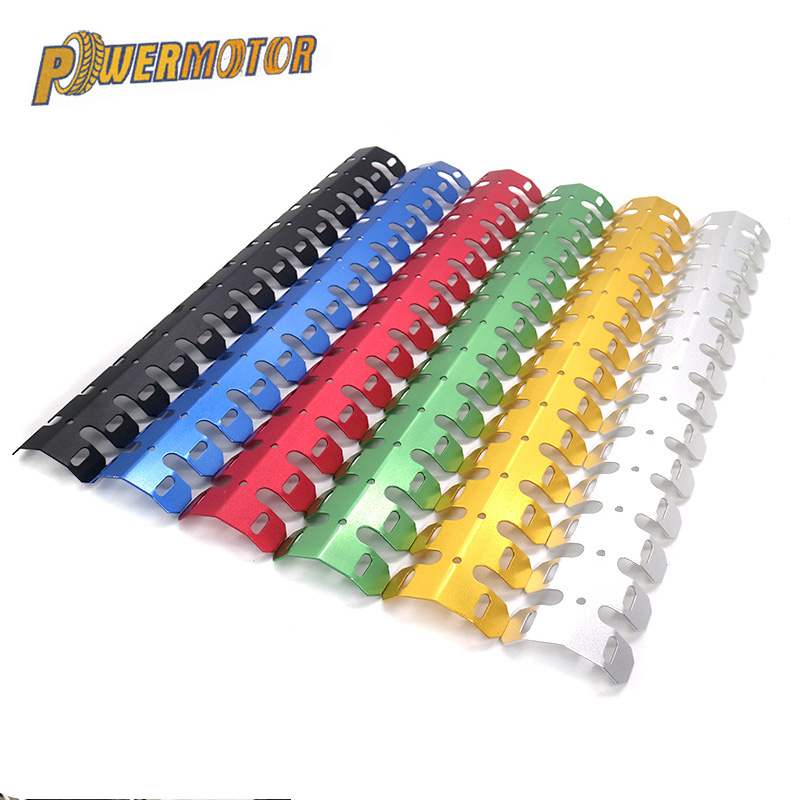 Motorrad Auspuff Schild Schalldämpfer Rohr Schutz Abdeckung Hitzeschild Für Yamaha YZ125 YZ250 YZ426F YZ450F für HONDA CRF 450X/250LX