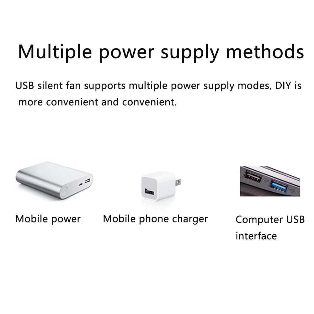 Pc Cooler Elektronische Apparatuur Voor Router Tv Box Usb Power Home Office 5V Koelventilator Draagbare Stille Universele Grote luchtstroom Diy