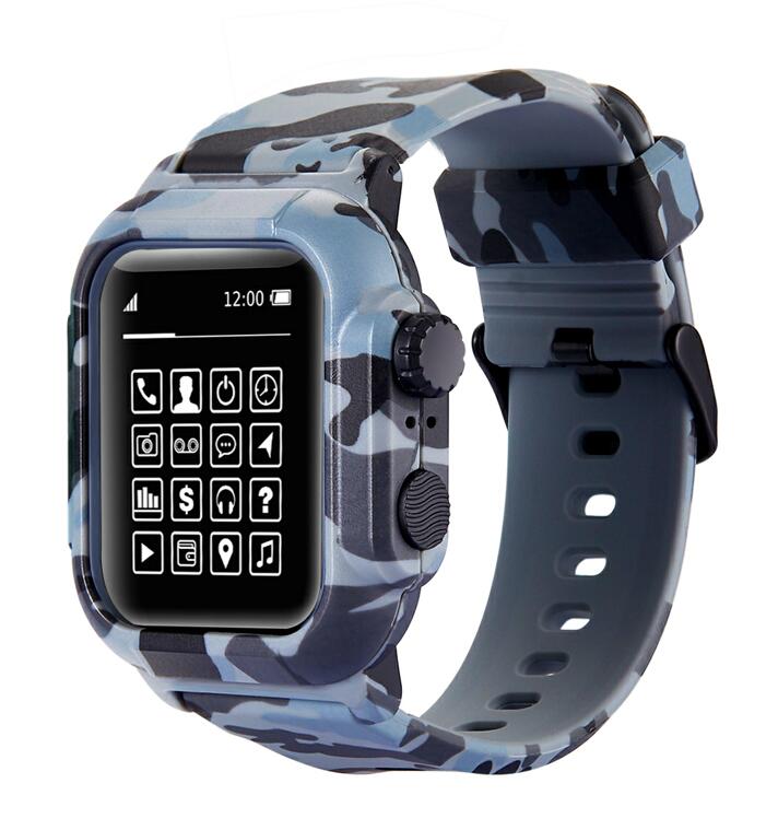 The latest diving watch band camouflage suit 3rd generation 42MM/4th generation 44MM surf-proof suitable for Apple Watch: camouflage 4rd 44MM