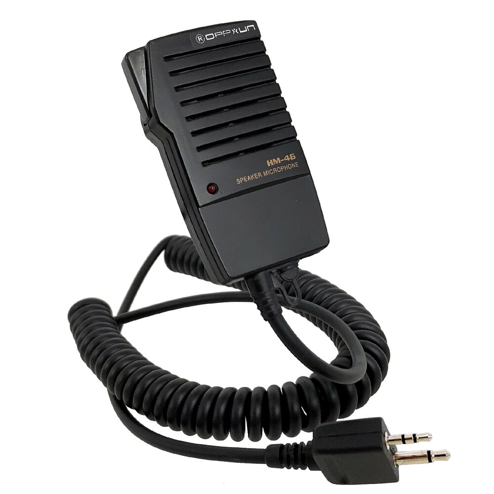 Speaker Mic Microphone for ICOM IC-V8 V82 V85 IC-T2H T8A 2AT E90 W32A IC-T2H IC-T7H Walkie Talkie Two Way Radio HM-46