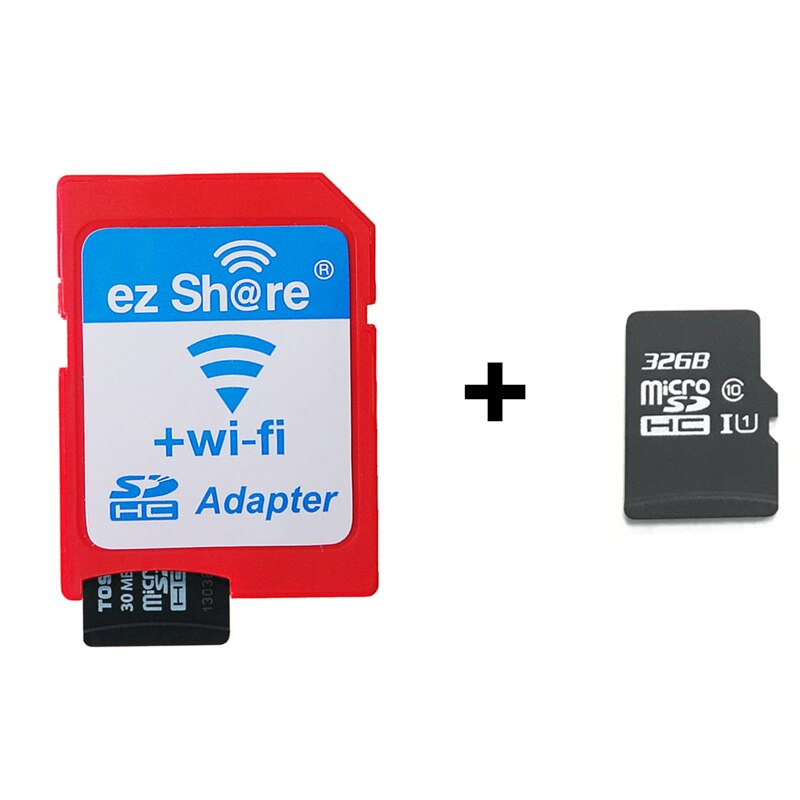Wireless WiFi TF Micro SD To SD Adapter Camera Memory Card Support 8GB 16GB 32GB TF Microsd Card Reader: add 32gb tf card