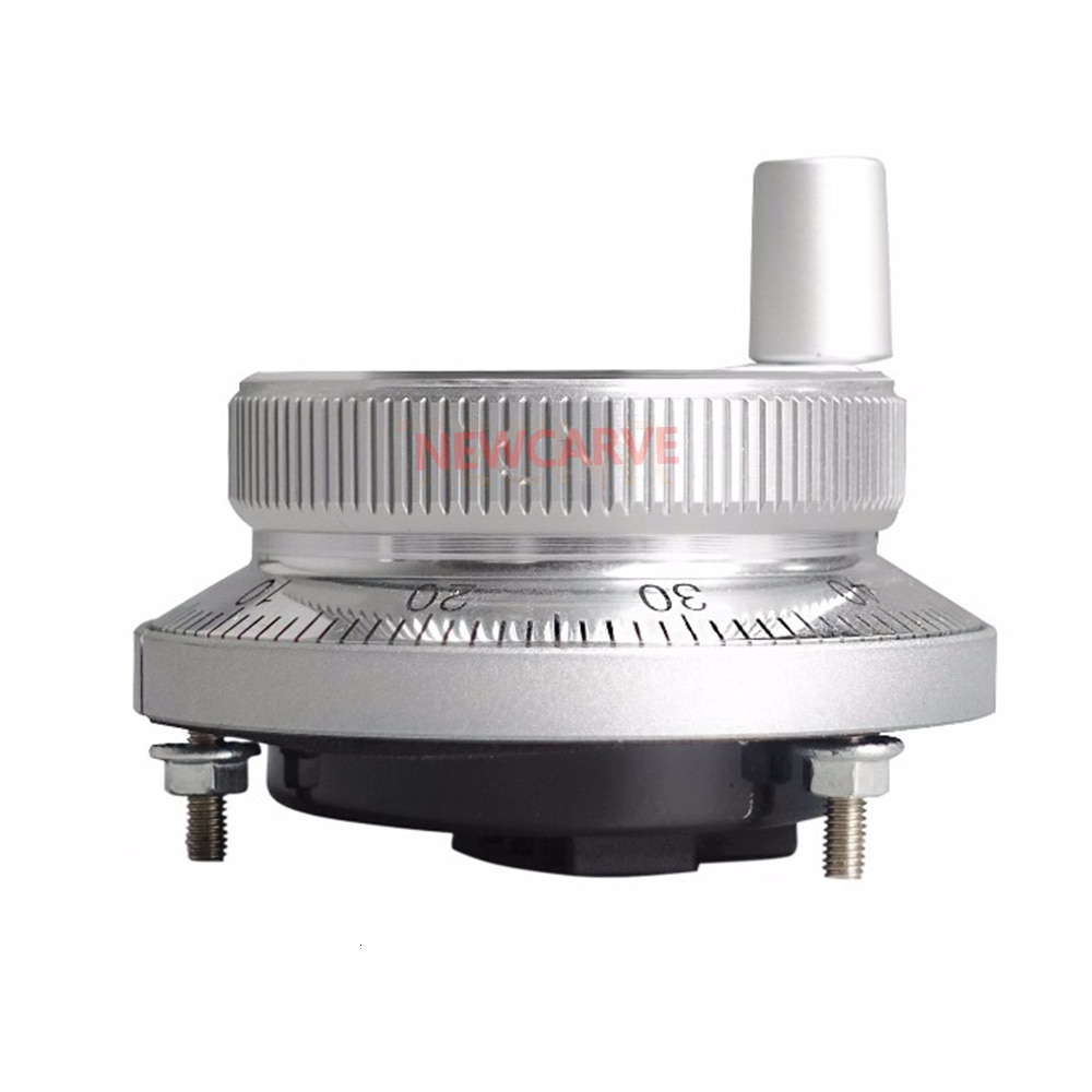 NEWCARVE – roue à main électronique, 60mm 5V 12V 24V, 4 6 broches, générateur d'impulsions 25 100, encodeur rotatif manuel