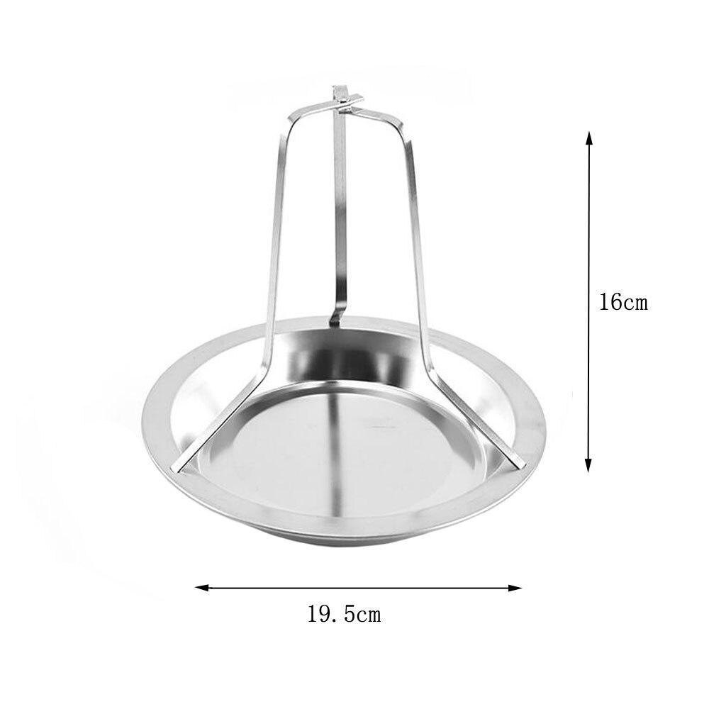 Support de poulet rôti Durable, support de rôtissoire vertical en acier inoxydable antiadhésif en carbone, support de Barbecue, outil de rôtissage: B