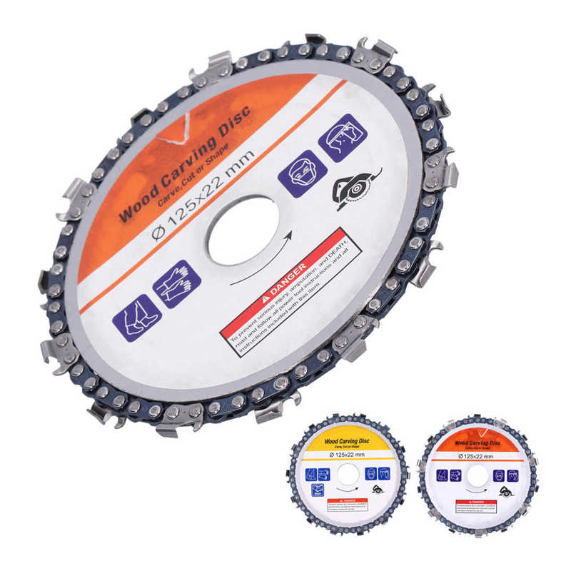 Circular Chainsaw Blade Fine Cutting Wood Carving Chain Disc for Shaping for Engraving Circular Chain Saw Blade