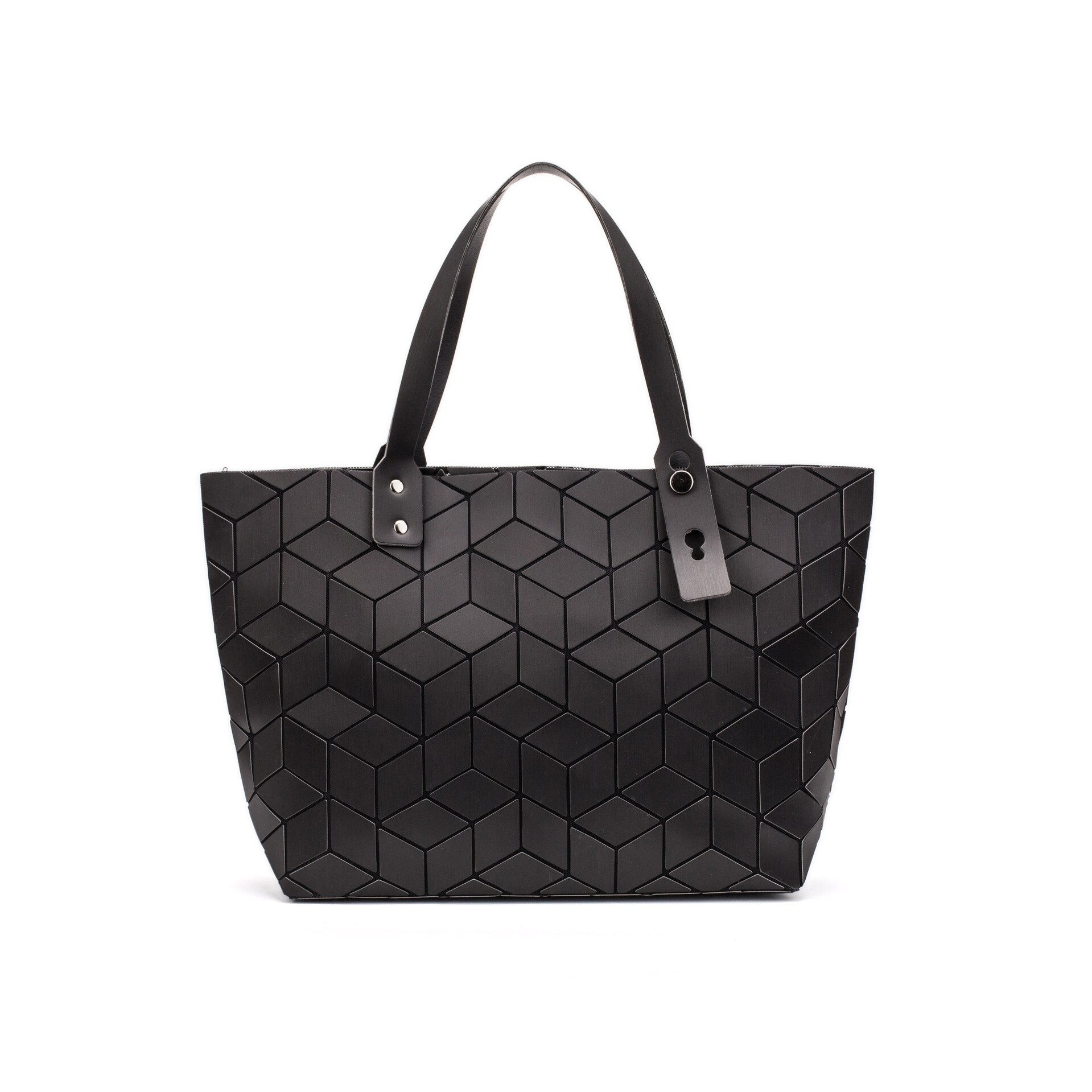 2022 einzelne schultertaschen im europäischen und amerikanischen retro-rhombus-design, geometrische gitter-schultertasche für: Schwarz