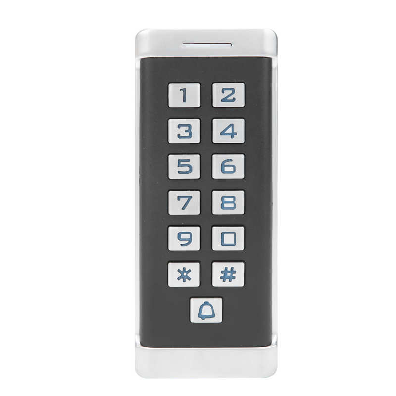 Døradgangskontrolsystemkort / adgangskode døradgangskontrolsystem wiegand 26 adgangskontrolstøtte 2000 brugere med
