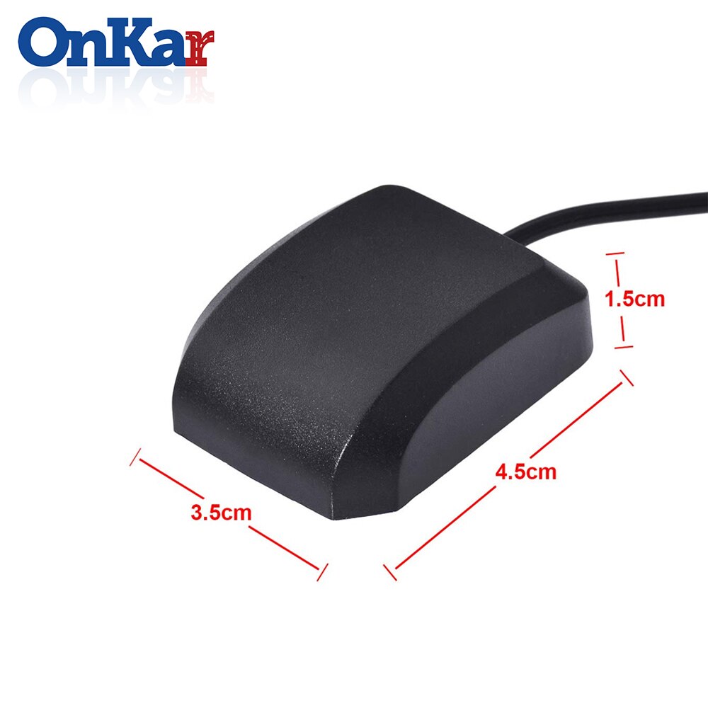 Onkar bil gps tillbehör vinkelförstärka signal gps mottagare gps antenn sma kontakt 3 meter 1575.42 mhz gps tillbehör