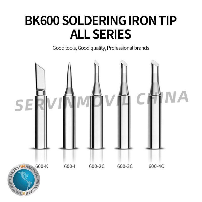 Herramienta de punta de soldador serie BK 600M, estación de punta de soldadura, accesorios de cabeza de soldador