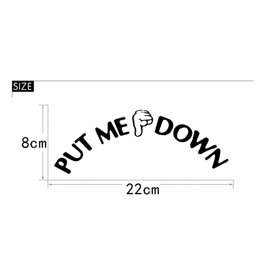 Toilet Sticker Waterproof Decal Sign Removable For Bathroom