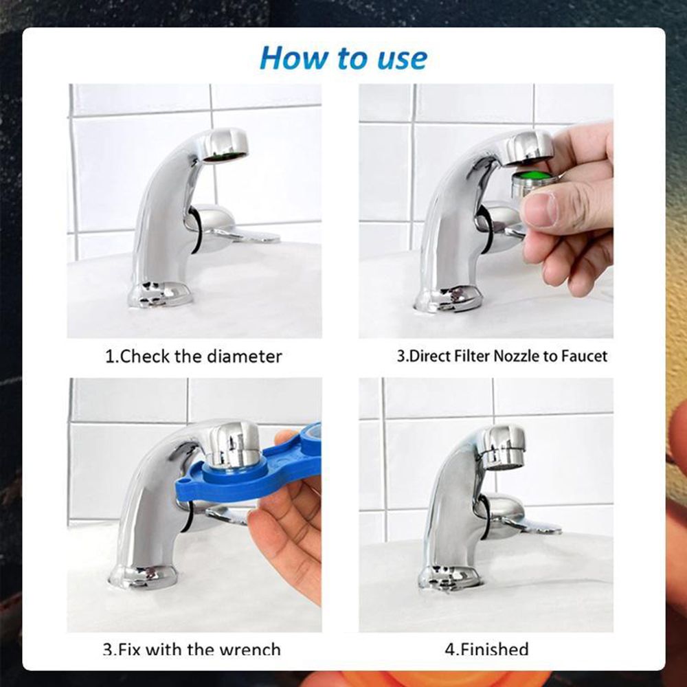 Belüfter Kunststoffschlüssel Spritzfilter Wasserhahn Belüfter Freistehender Installationsschlüssel Universal