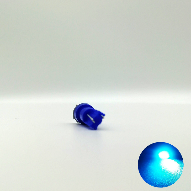 Indicator Lamp Light Bulbs 20pcs Blue 1-smd Led Car Edge A T5 Auto Dashboard Gauge