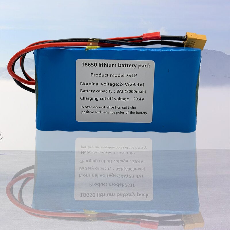 24v 8ah Elektrische Fiets Lithium-ionbatterij 8000mah 250w