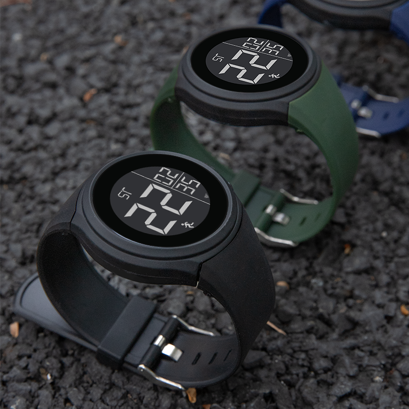 Herren-Digitaluhr, wasserdicht, Sport, multifunktional, Gummi, für Herren, Fitness, Sportler, Zeitmessung, elektronische Uhren, Reloj 2025