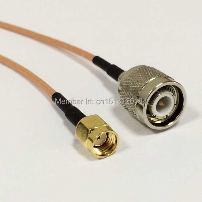 Modem Coaxial Cable RP-SMA Male Plug To TNC Male Plug Connector RG316 Cable 15CM 6inch Adapter RF Pigtail